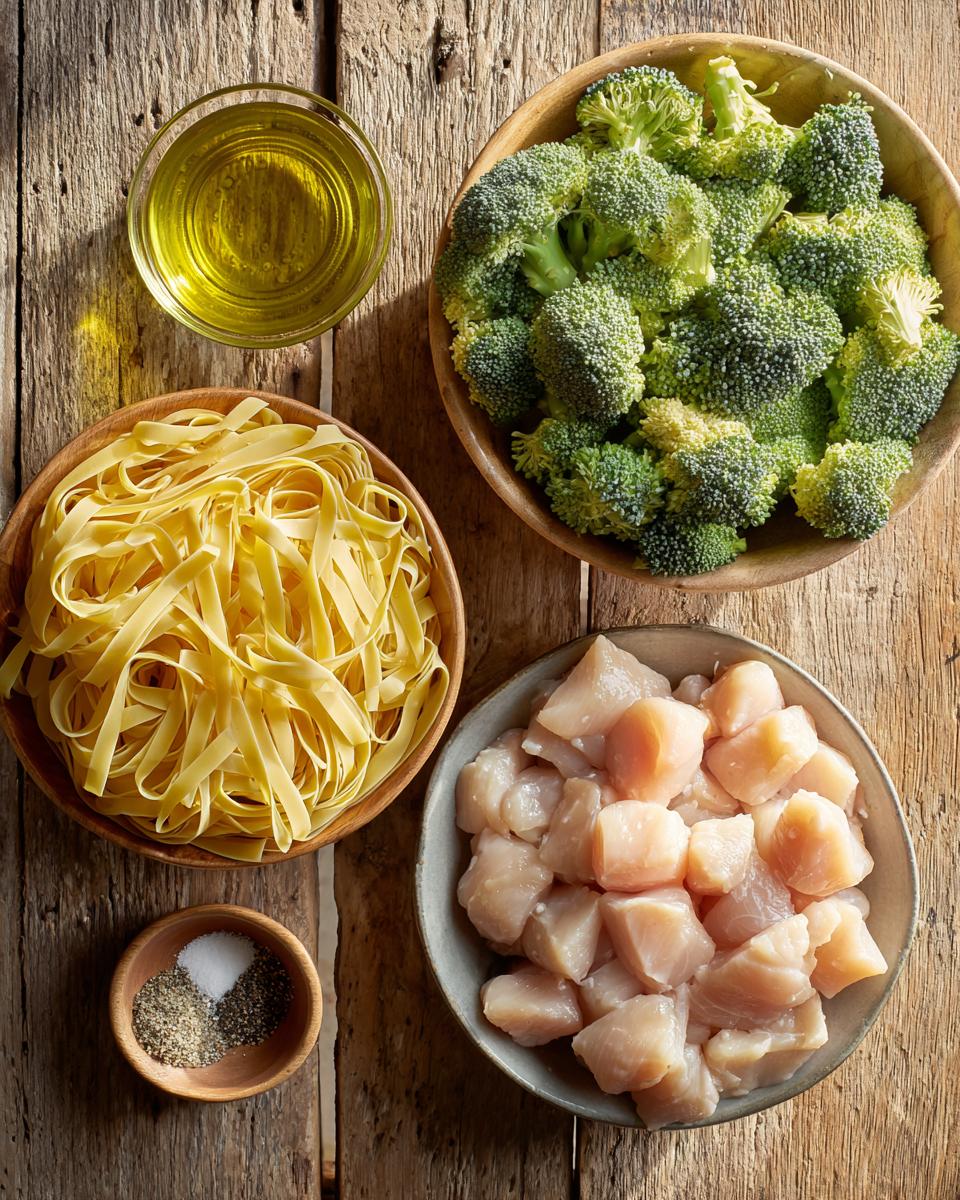 Chicken and Broccoli Alfredo (lightened up) - detail 1