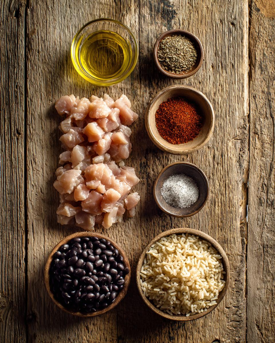 Meal Prep Chicken Burrito Bowls - detail 1