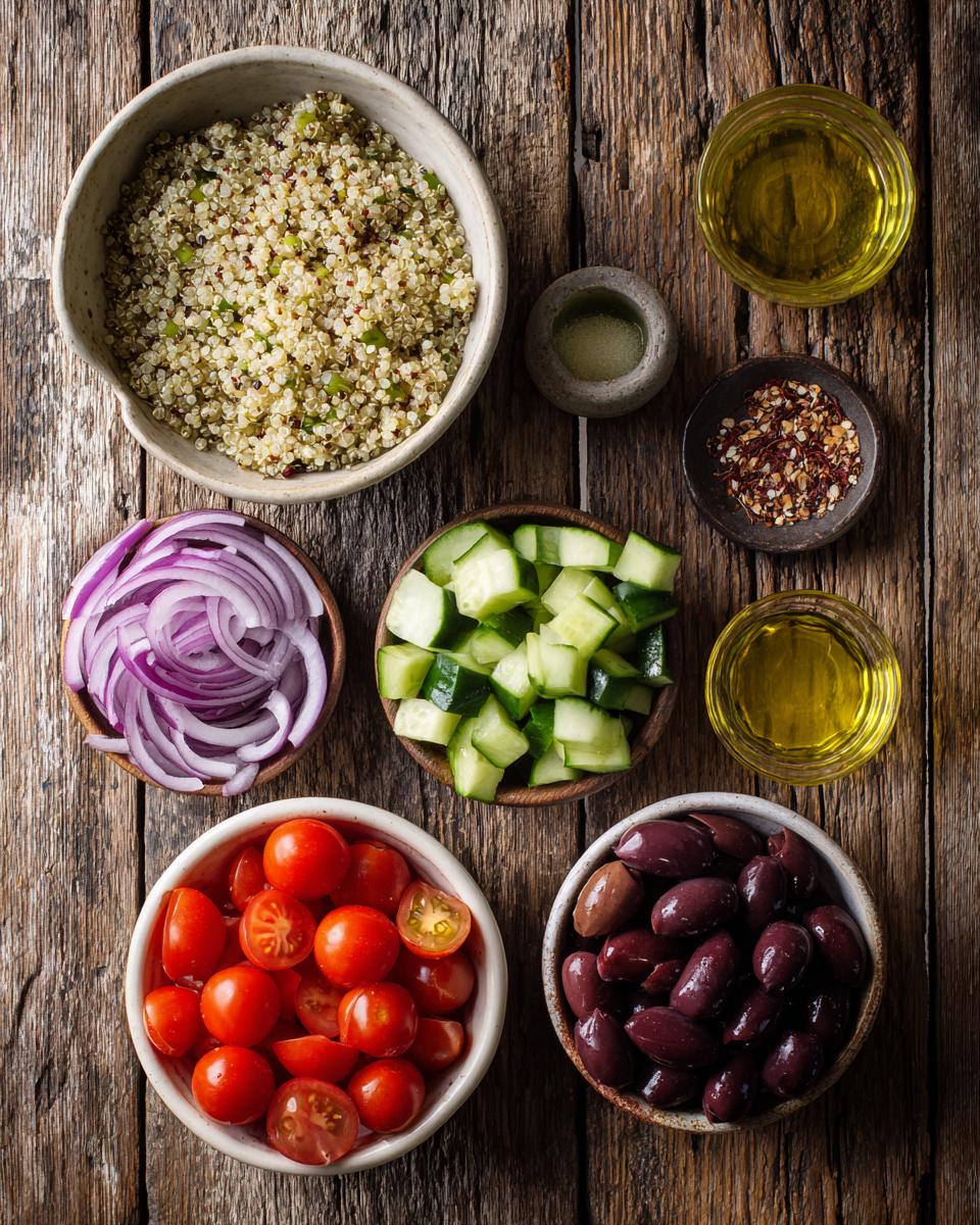 Mediterranean Quinoa Salad - detail 1