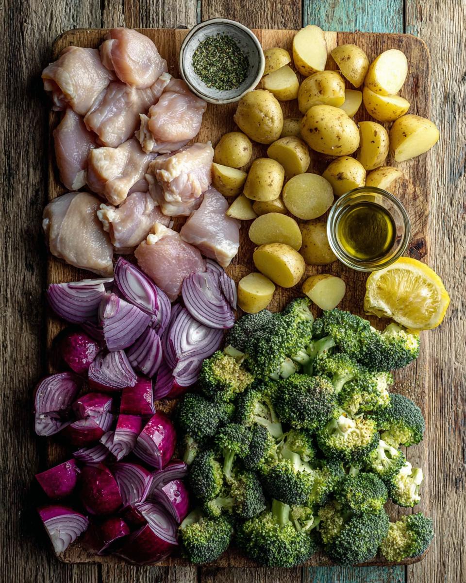 Sheet Pan Lemon Herb Chicken and Veggies - detail 1
