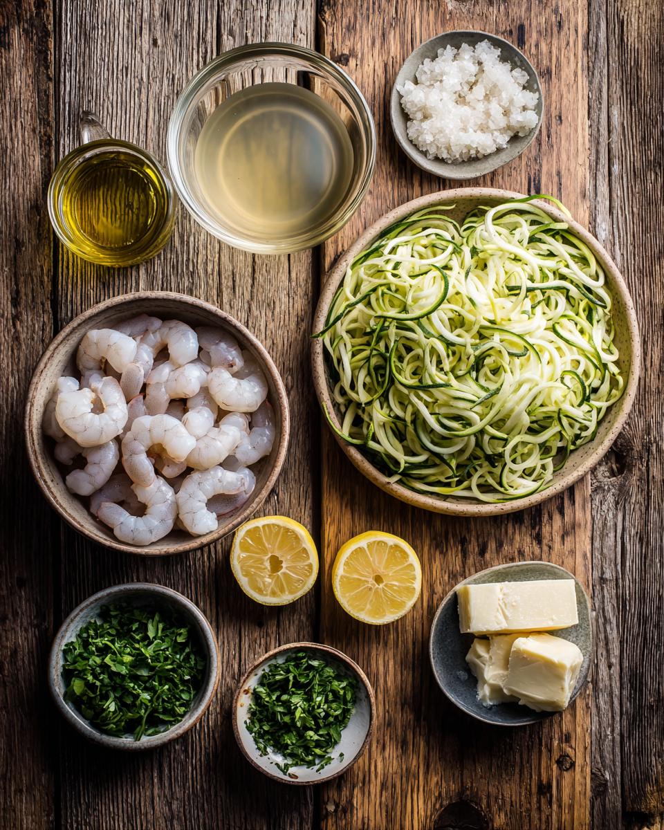Shrimp Scampi with Zucchini Noodles - detail 1