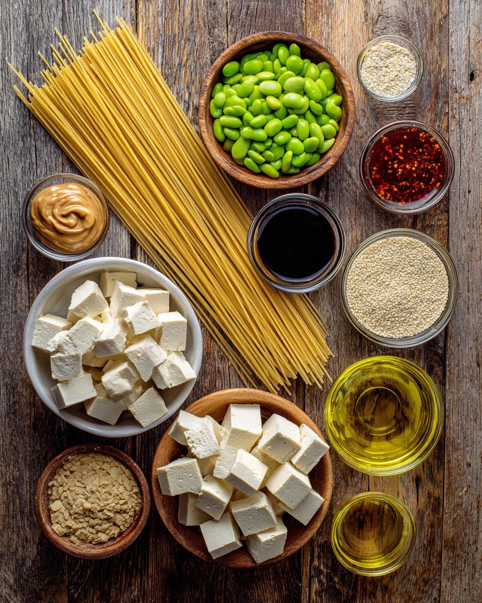 Spicy Peanut Noodles with Edamame - detail 1